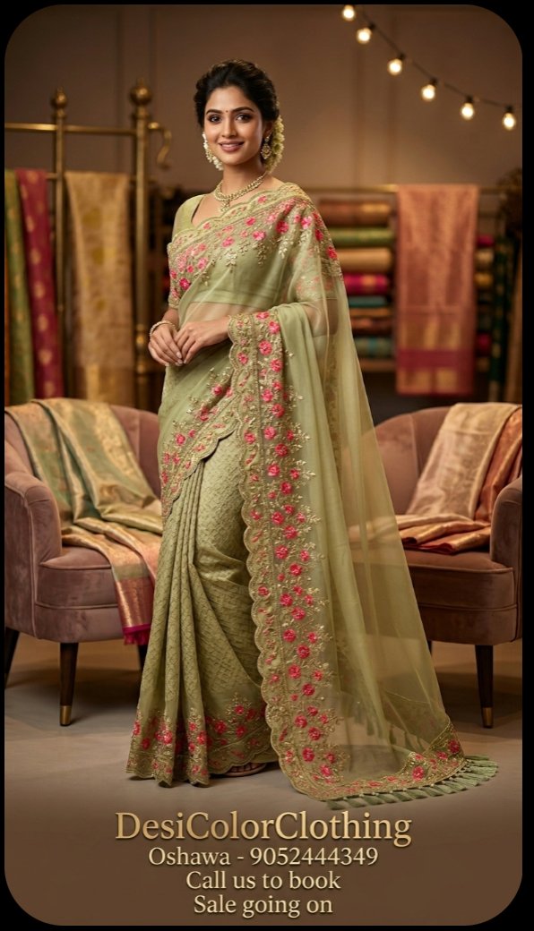 Product Image - Elegant Lite Green Fancy Sarees for Every Occasion - 1
