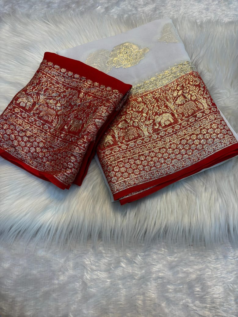 Product Image - Viscose Georgette Designer Saree