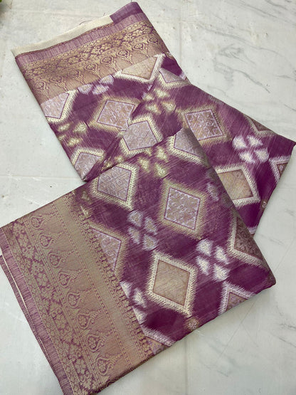 Product Image - Designer Pure Cotton Saree with Heavy Weaving Work – Ethnic & Festive Wear