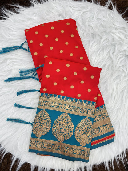Product Image - Designer Soft Silk Paithani Saree with Zari Weaving | Festive & Wedding Wear