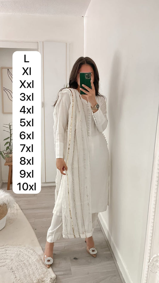 Product Image - Elevate Your Style with Designer White Suits - 1