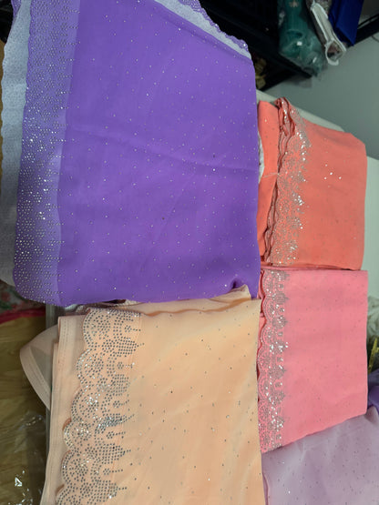 Stylish Fancy Georgette Sarees - Effortless Elegance for Any Occasion
