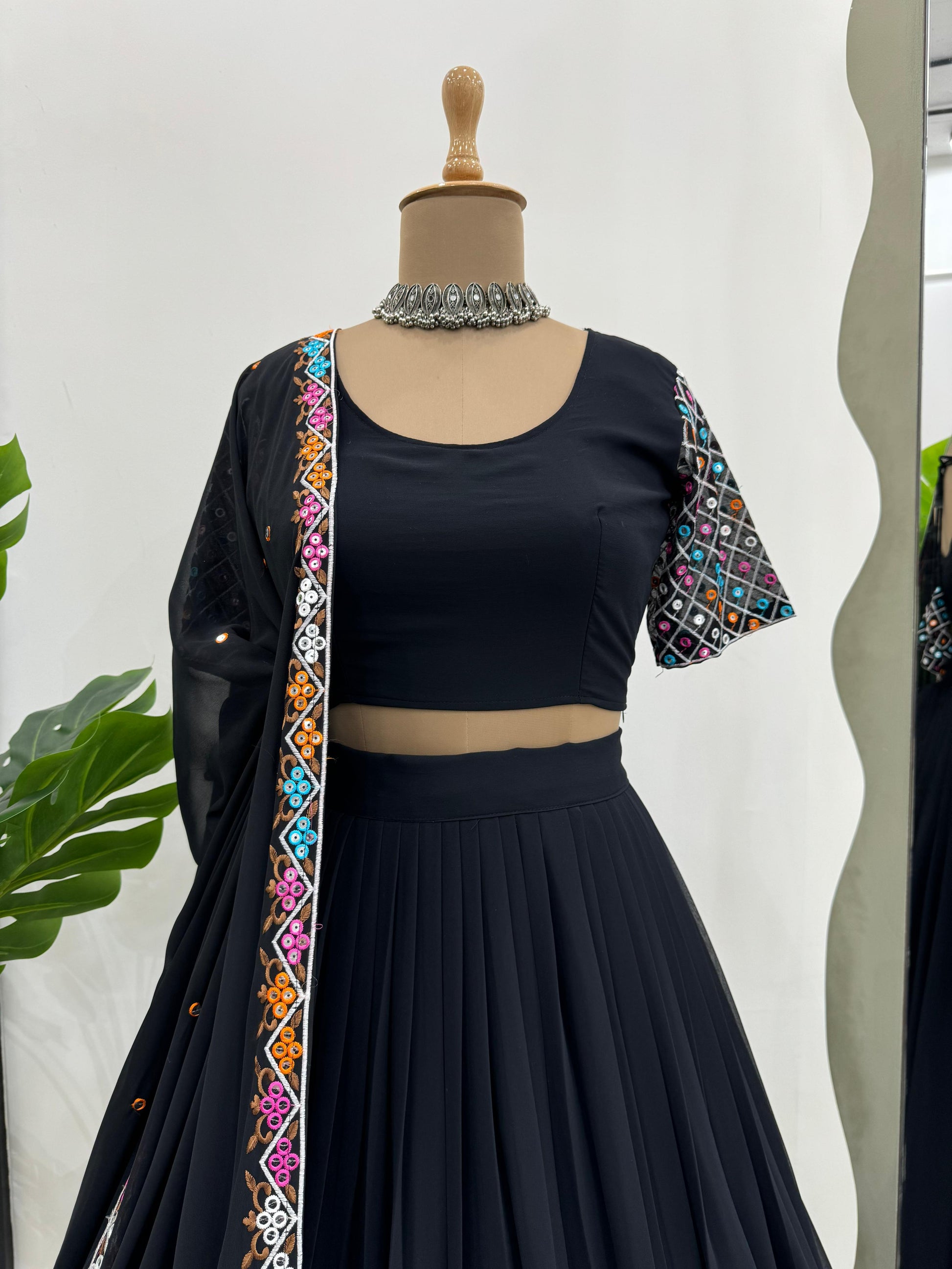 Product Image - Designer Georgette Lehenga Choli - QRC Series