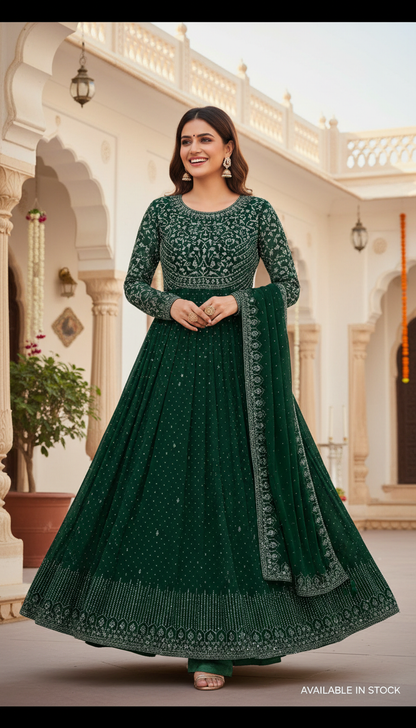 Designer Anarkali Suits | Latest Wedding & Party Wear Anarkali Dresses DesiColorClothing