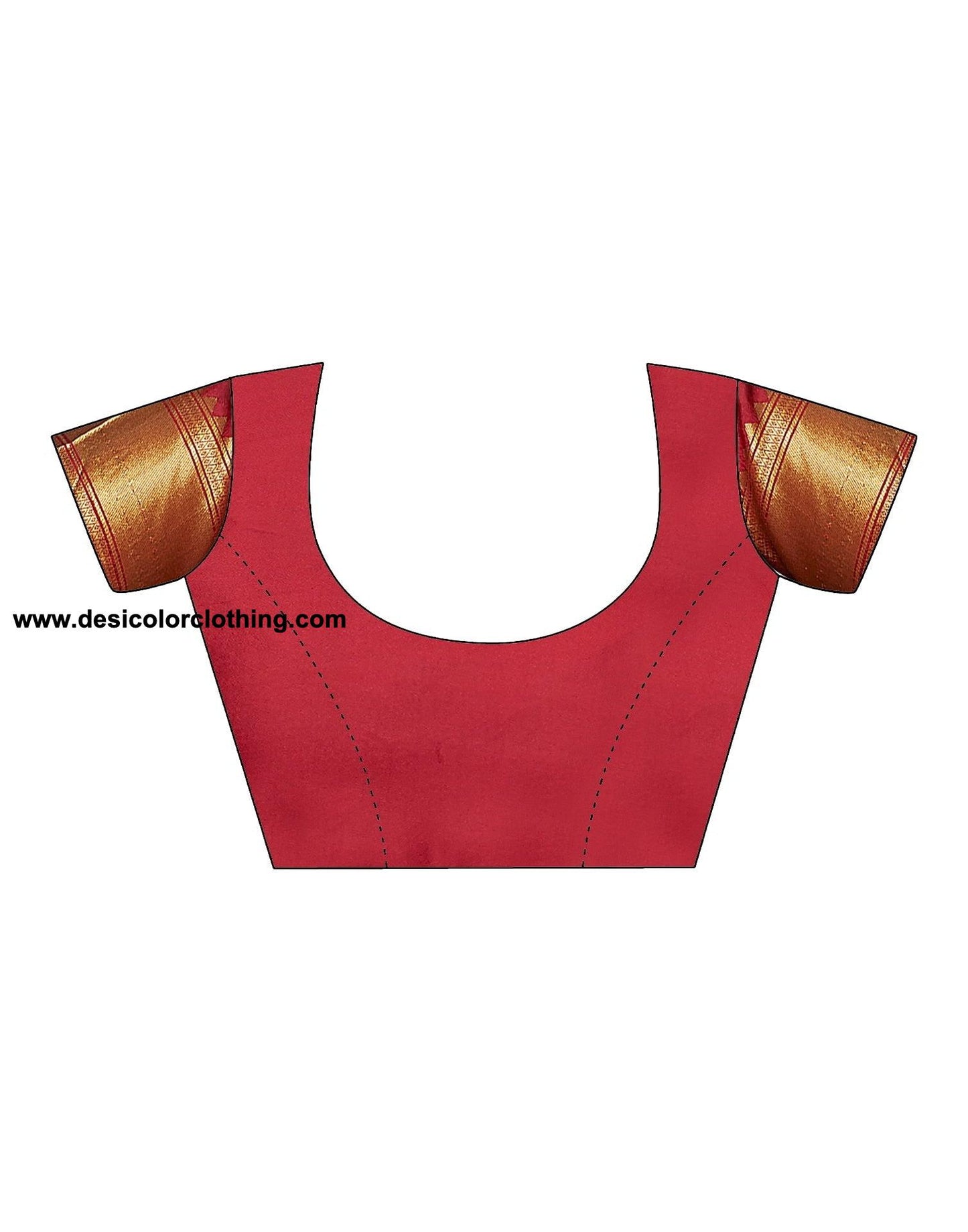 Red Paithani Silk Woven Saree