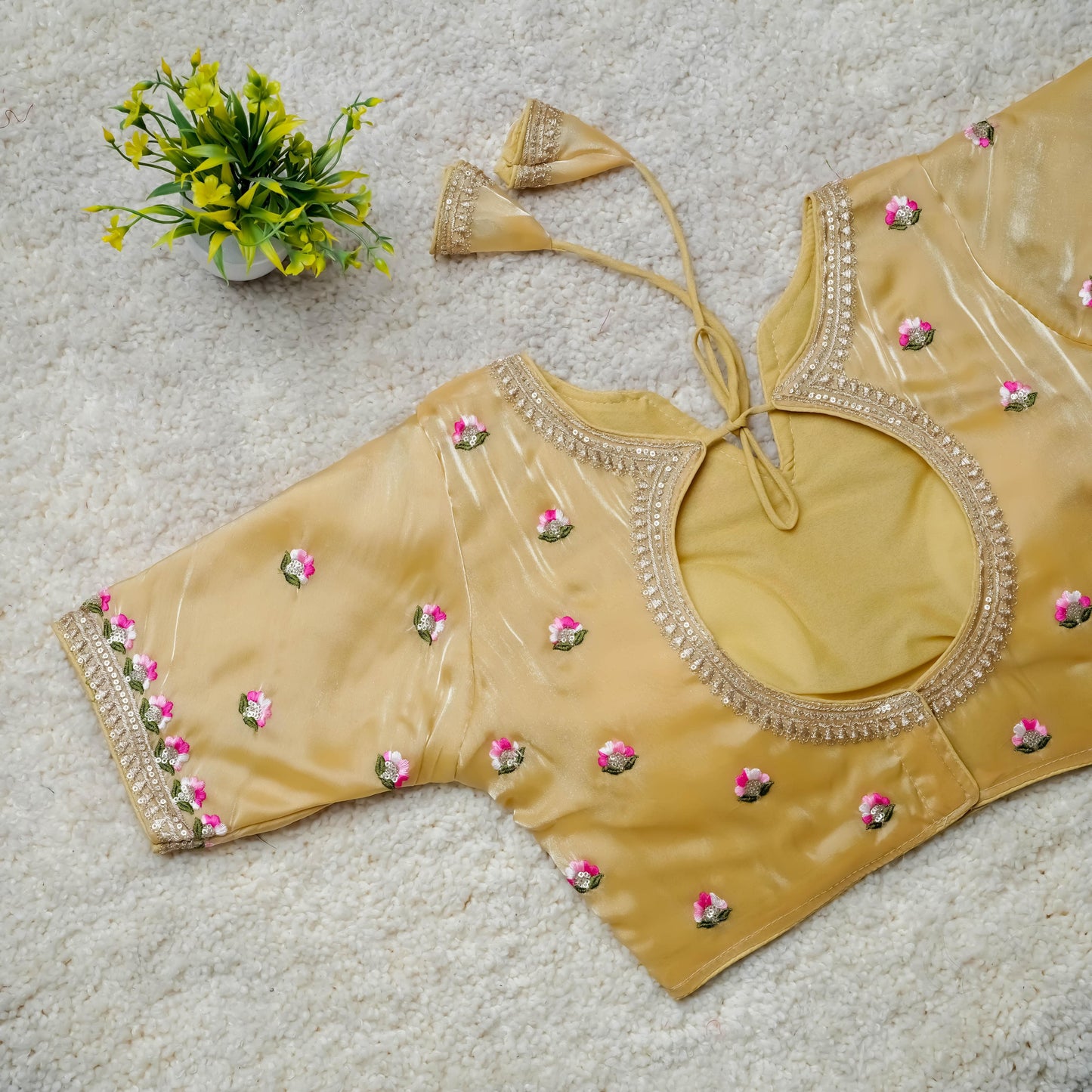 Product Image - Designer Festival Wear Embroidered Blouse