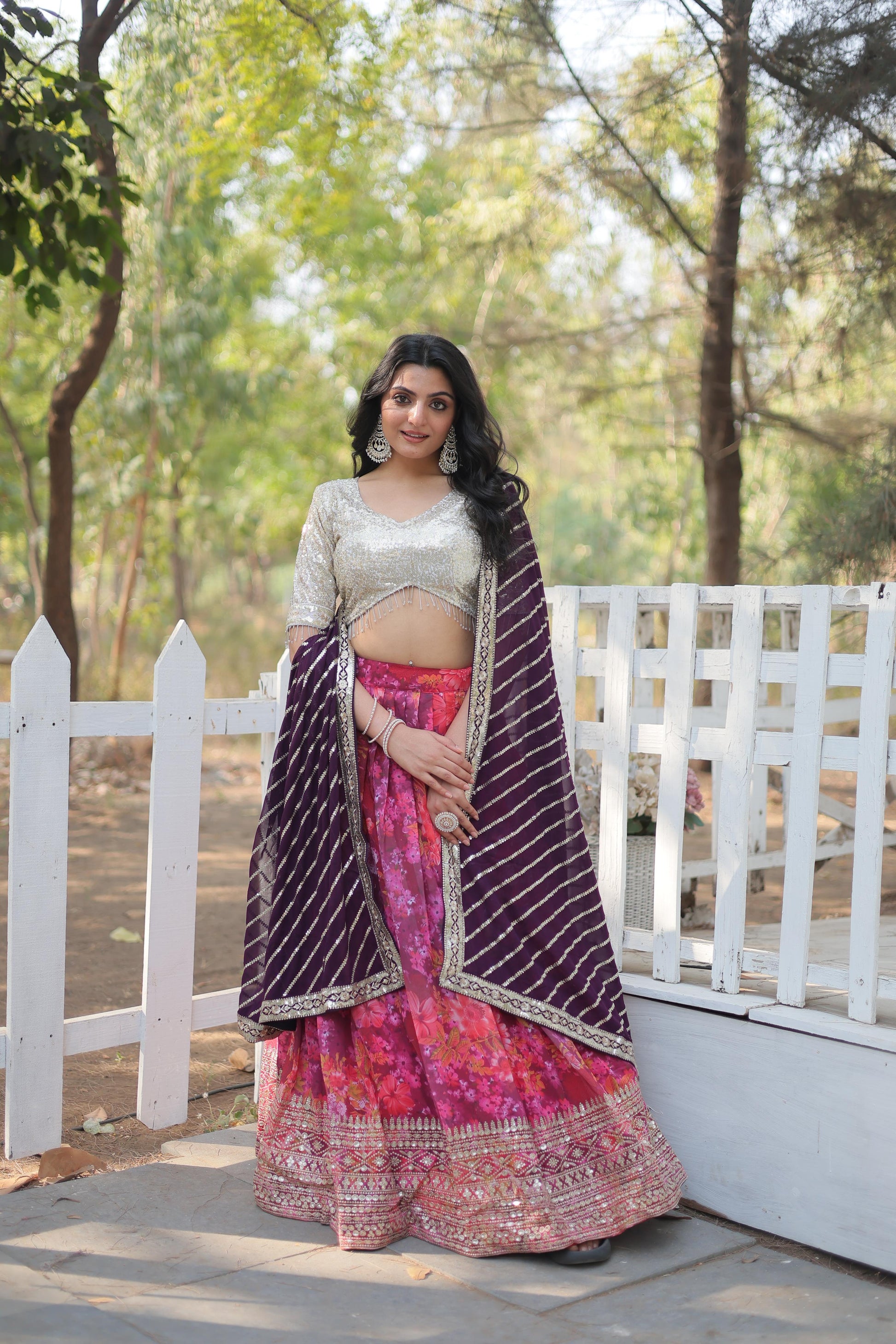 Product Image - Designer Georgette Lehenga Choli | Exquisite Festive Attire
