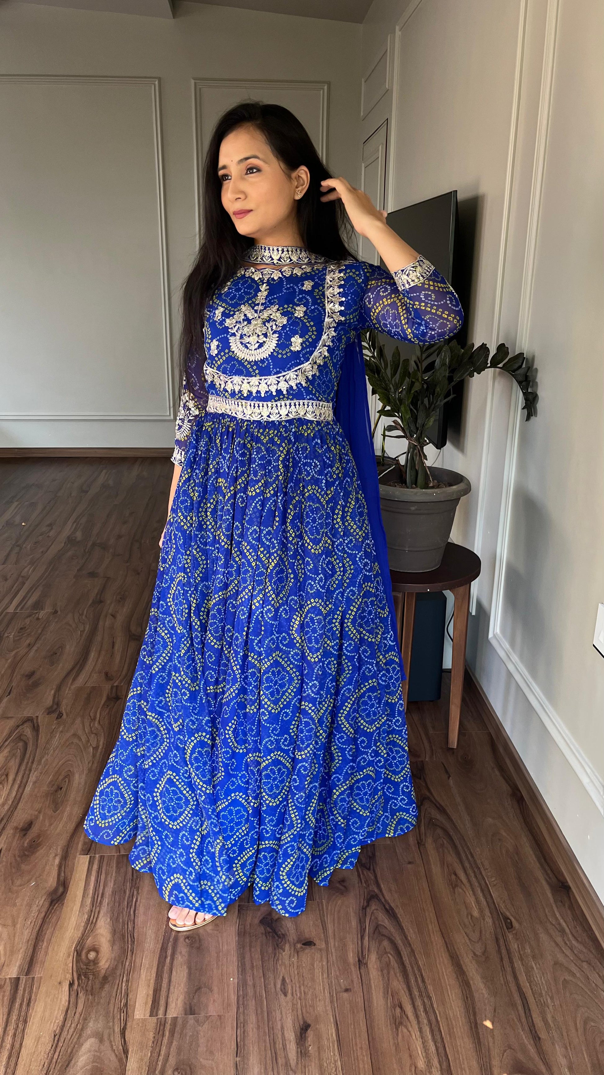 Product Image - FASAANA Designer Saree | Georgette Fabric Ethnic Wear | Wedding Saree & Festive Wear