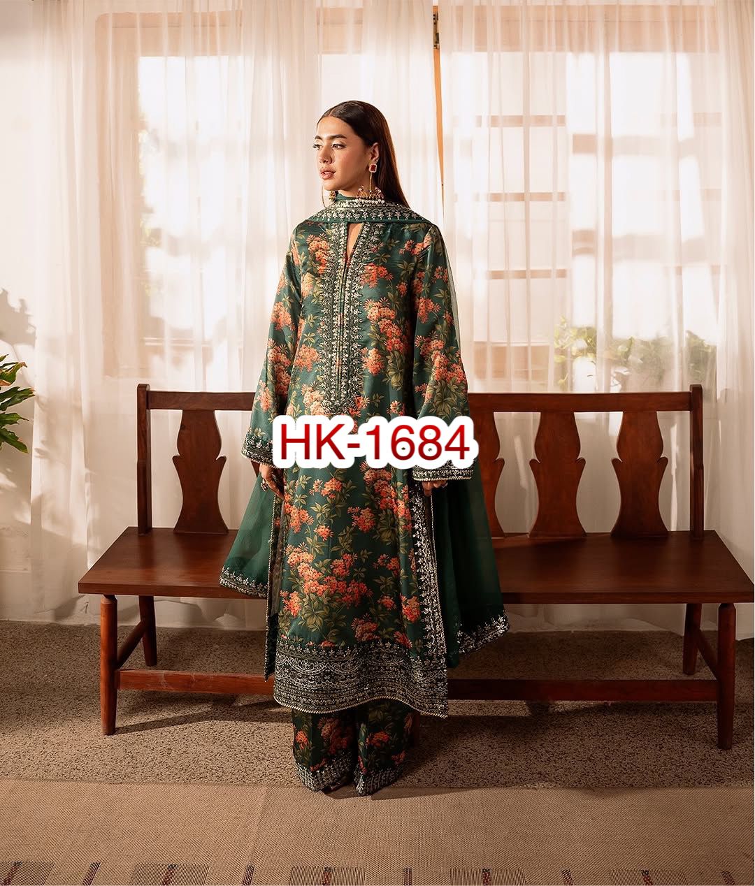Product Image - Exquisite 3-Piece Eid Collection Kurti-Plazzo with Dupatta