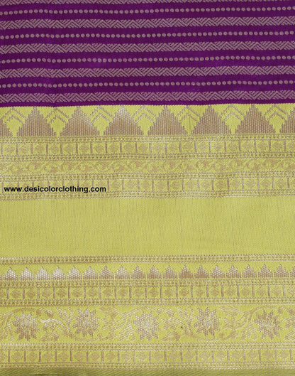 Wine Silk Saree