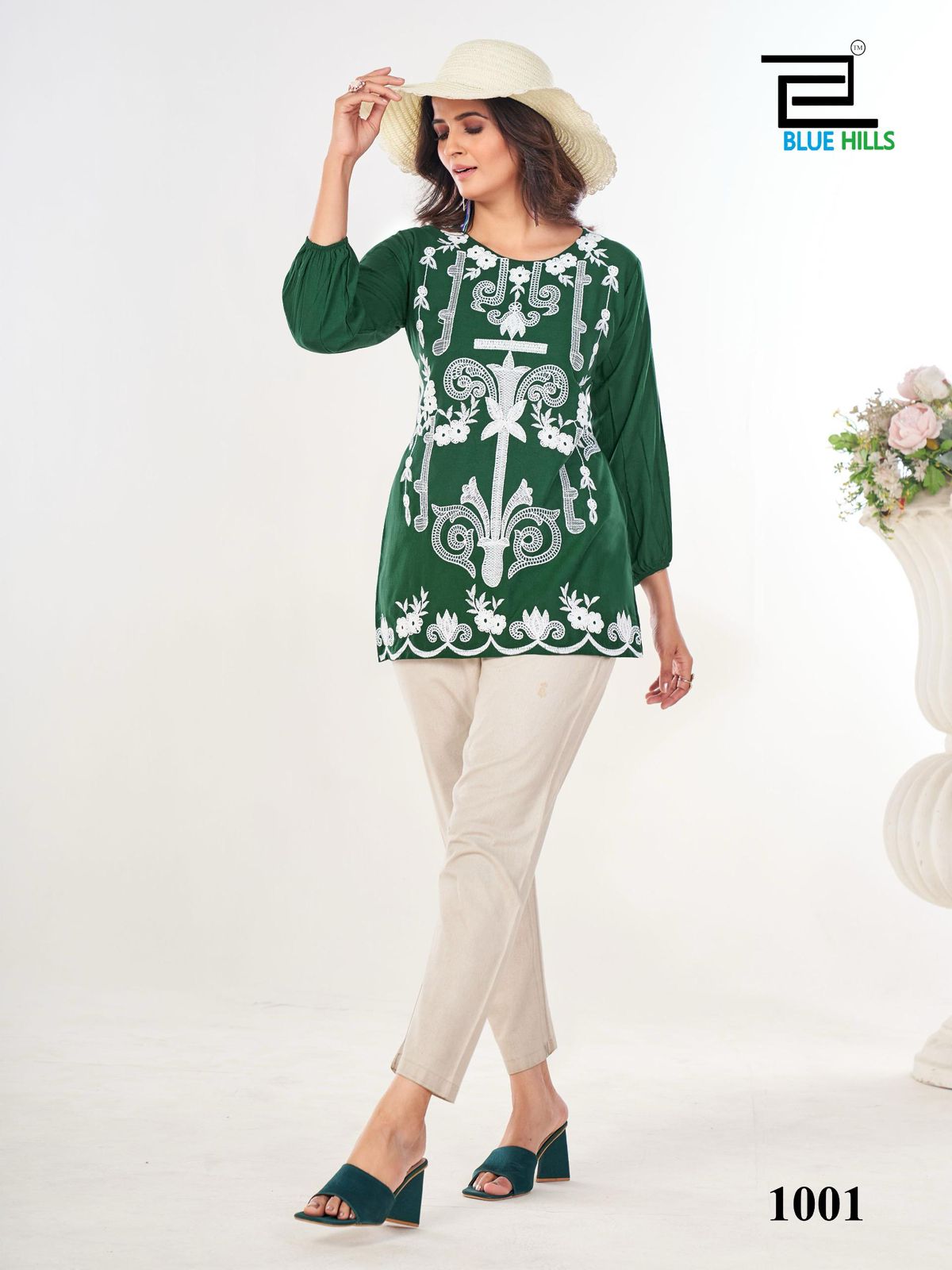 Product Image - Blue Hills Presents RABBIT Embroidered Kurti