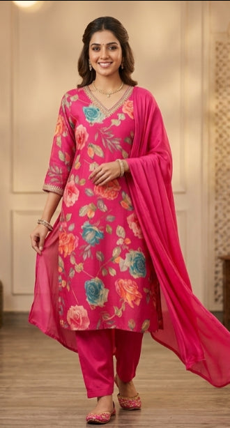 Product Image - Elegant Floral Party Wear Suits for Women - 1