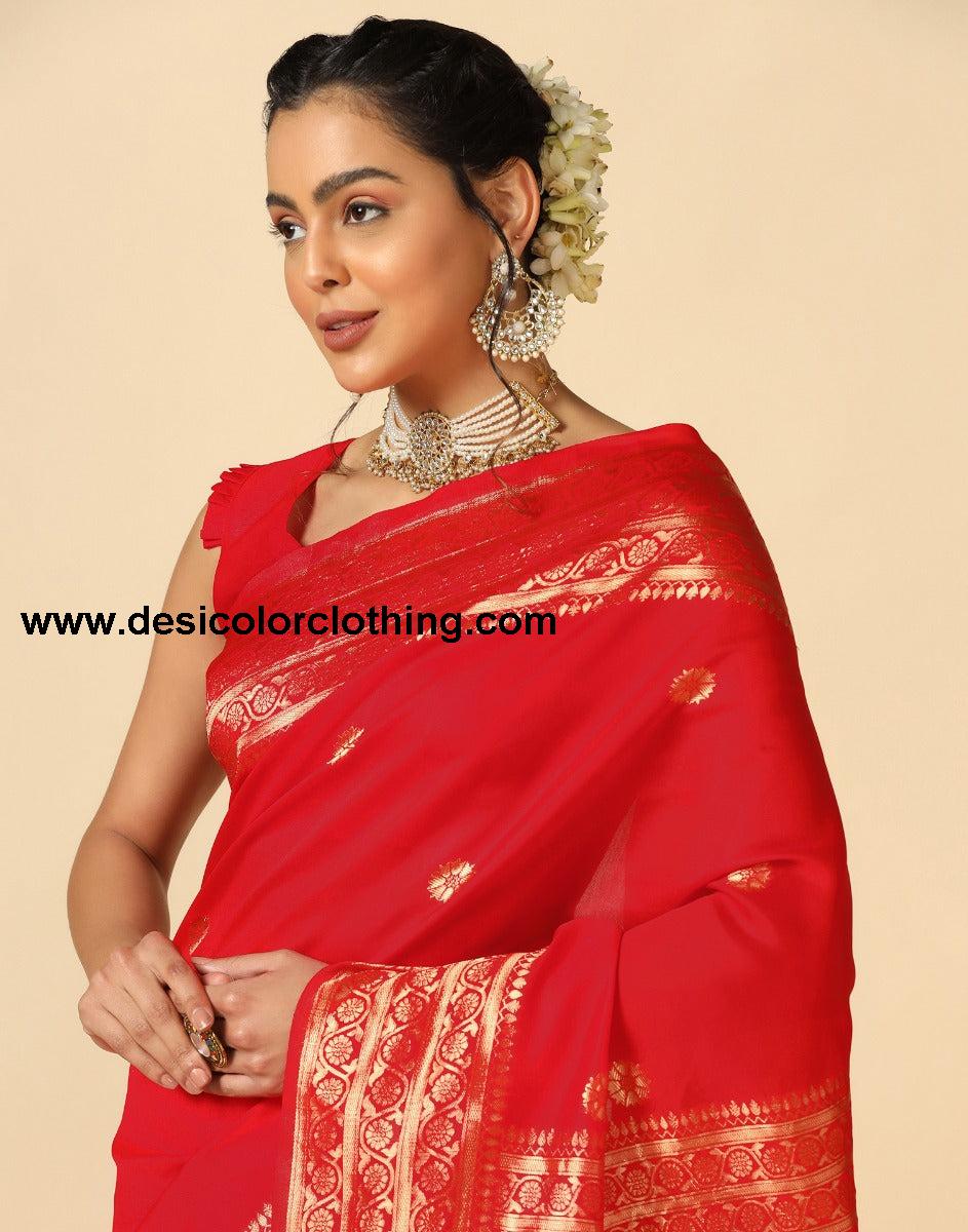Red Silk Saree