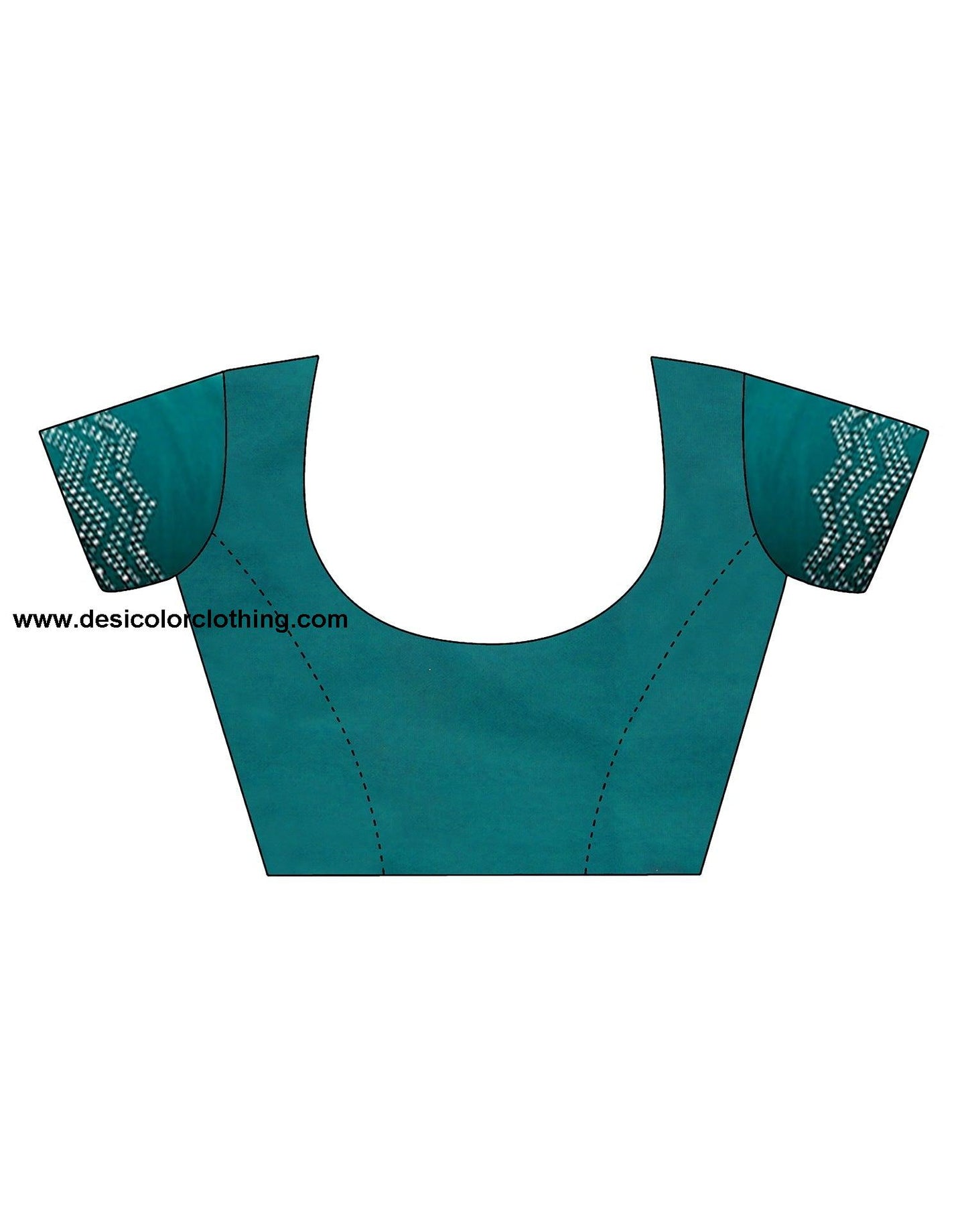 Turquoise Swarovski Georgette Stone Work Saree