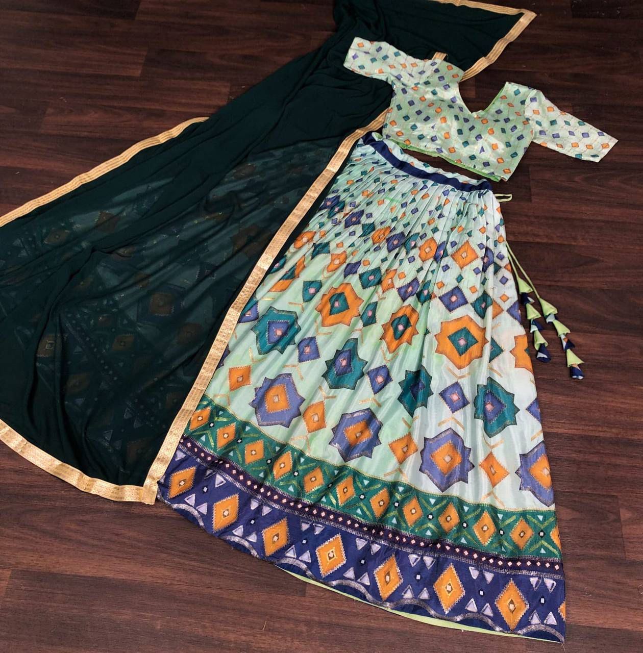 Product Image - Elegant Pure Georgette Designer Saree for Festive & Wedding Wear