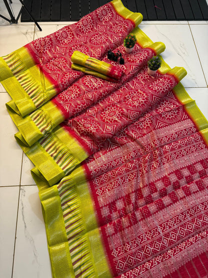 Product Image - Designer Bandhej Special Saree