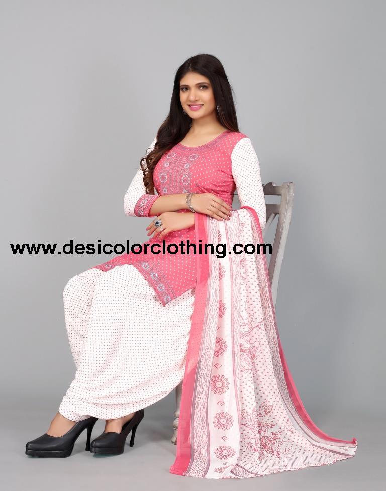 Printed Unstitched Salwar Suit Material