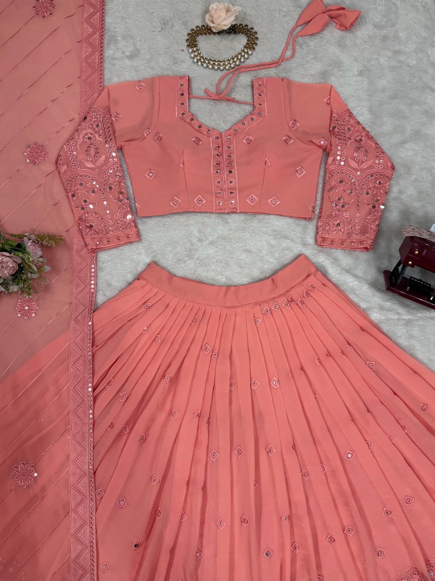 Product Image - QRC Series Designer Georgette Saree