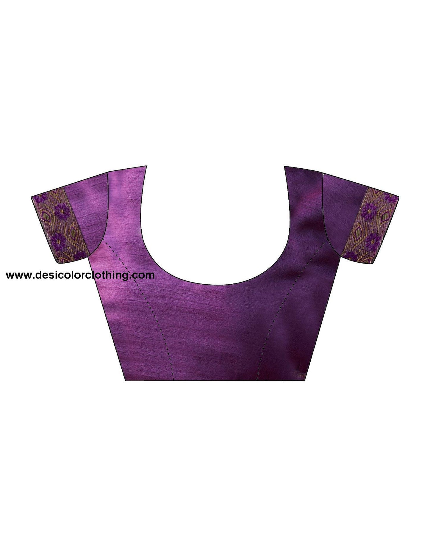 Wine Printed Silk Saree