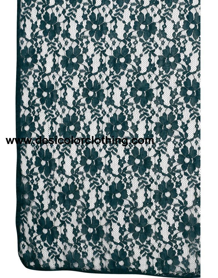 Dark Pine Green Coloured Russel Net Partywear saree