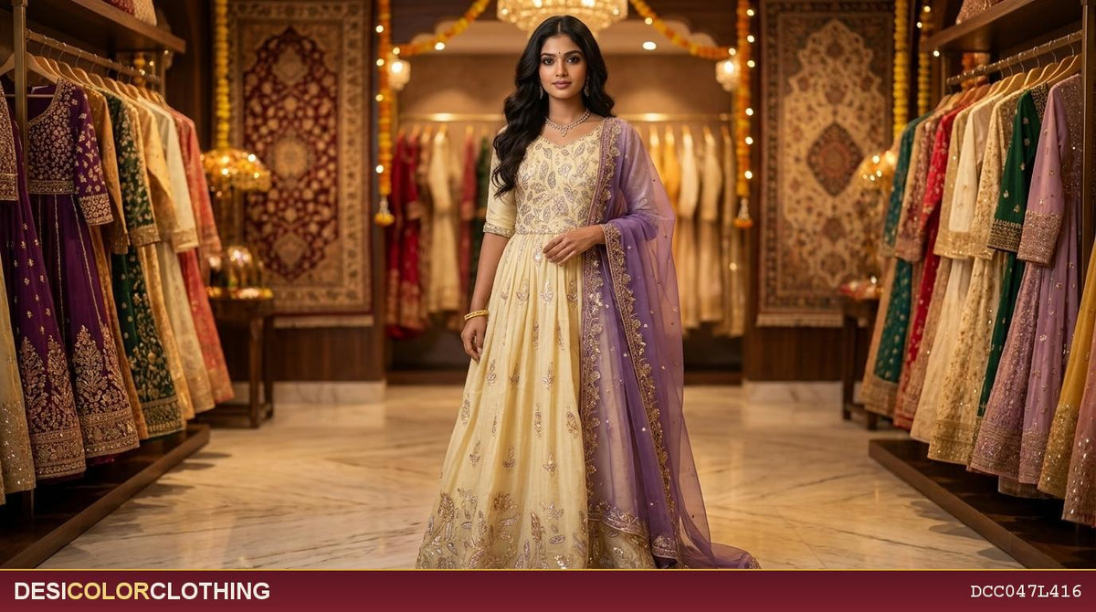 Product Image - Designer heavy stone work lehengas fully Striched - 4
