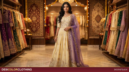 Product Image - Designer heavy stone work lehengas fully Striched - 4