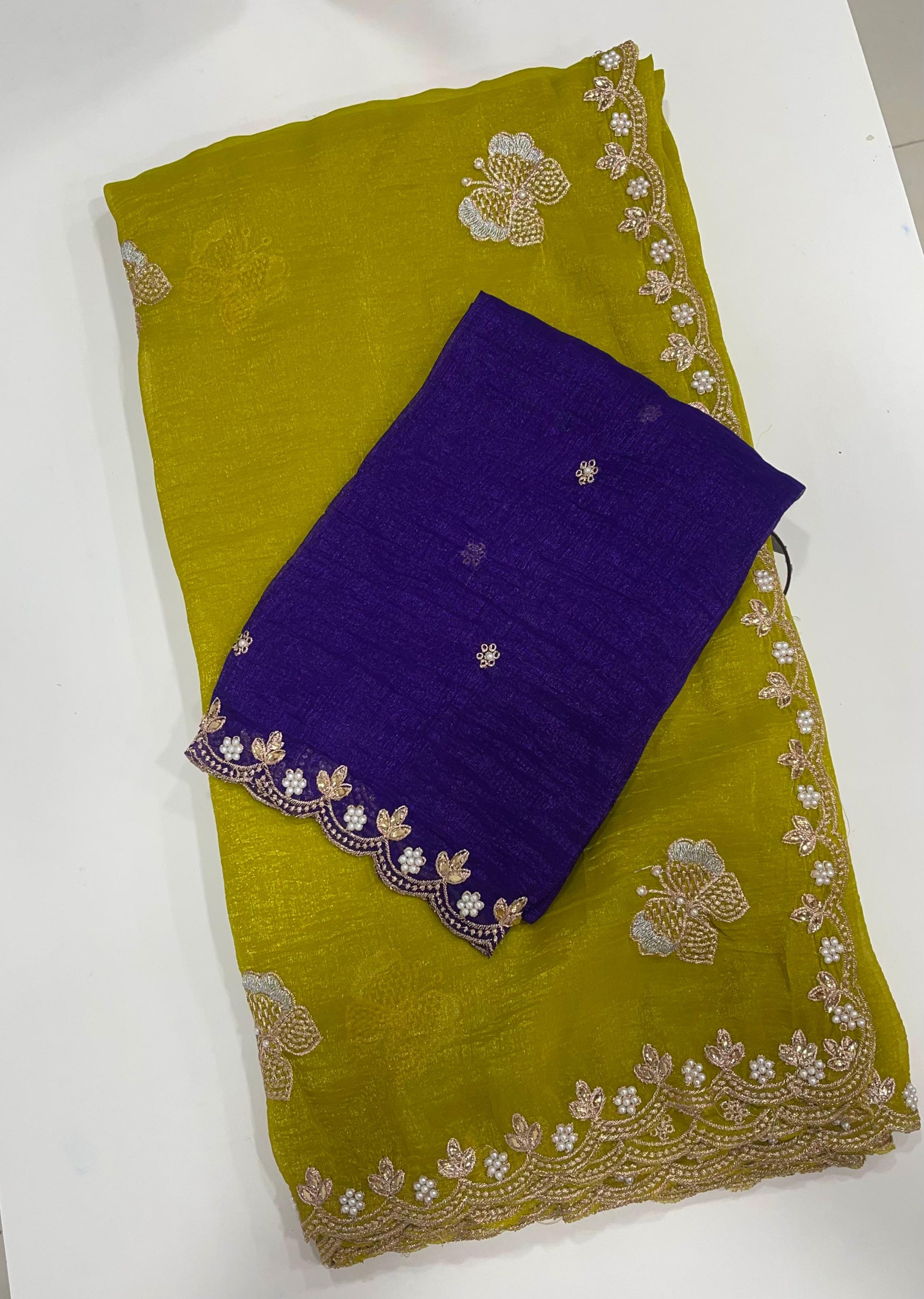 Product Image - Designer Saree - Georgette Fabric Ethnic Wear