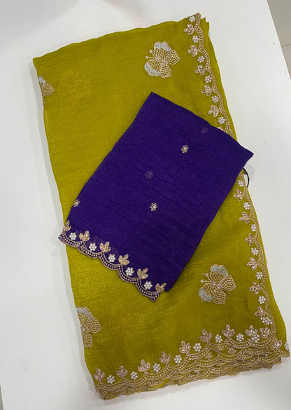 Product Image - Designer Saree - Georgette Fabric Ethnic Wear