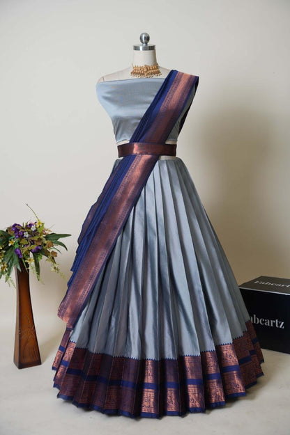 Traditional Semi-Stitched Lehengas | Elegant Wedding & Party Wear