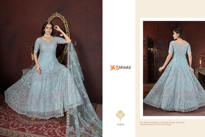 Product Image - Exclusive Long Floor Length Embroidered Gown Collection by SHUBHKALA