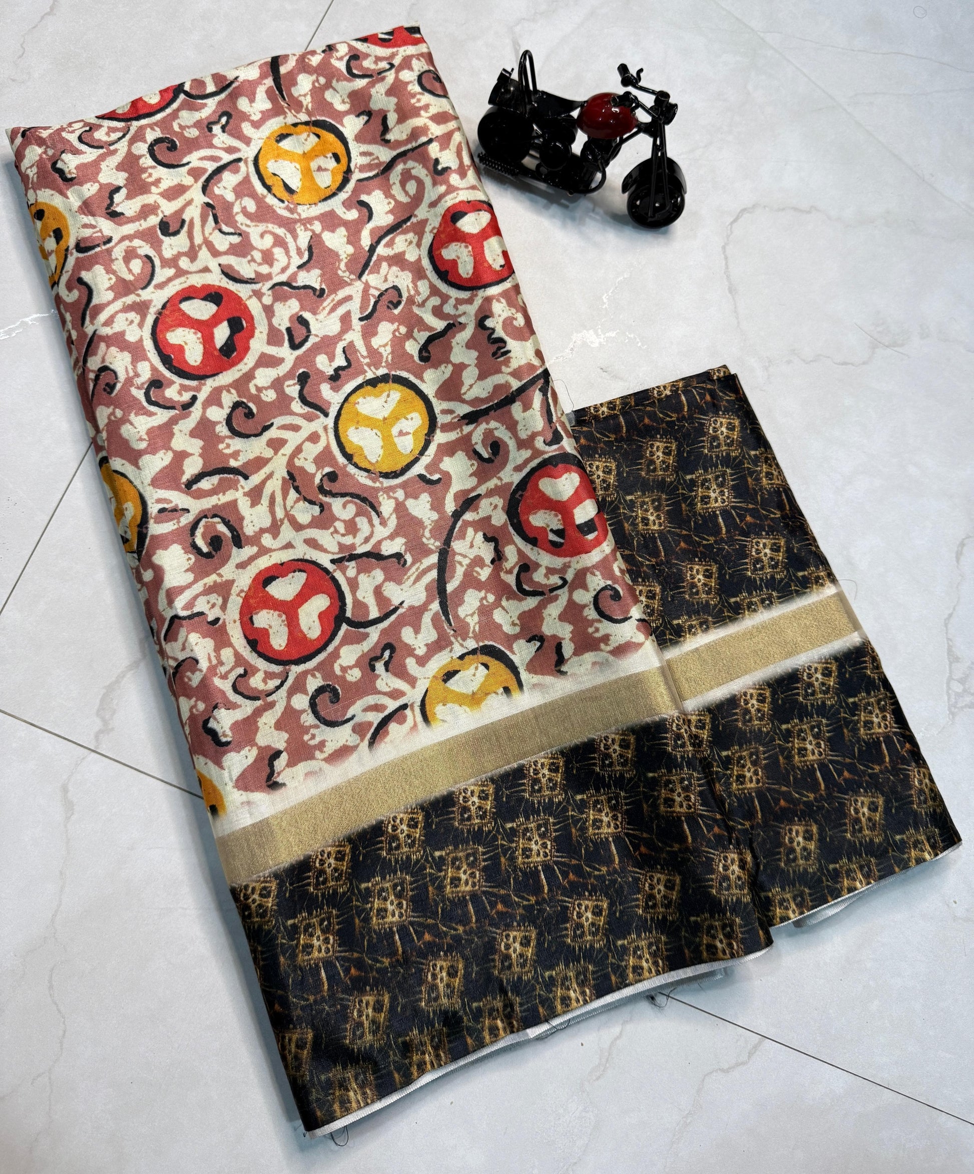 Product Image - Designer Kalamkari Cotton Silk Saree