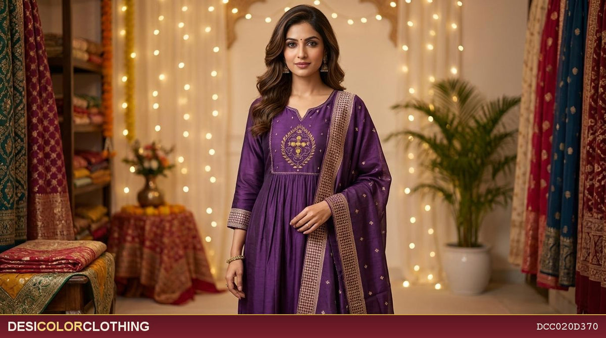 Product Image - Beautiful anrakali for party wear mal cotton - 2