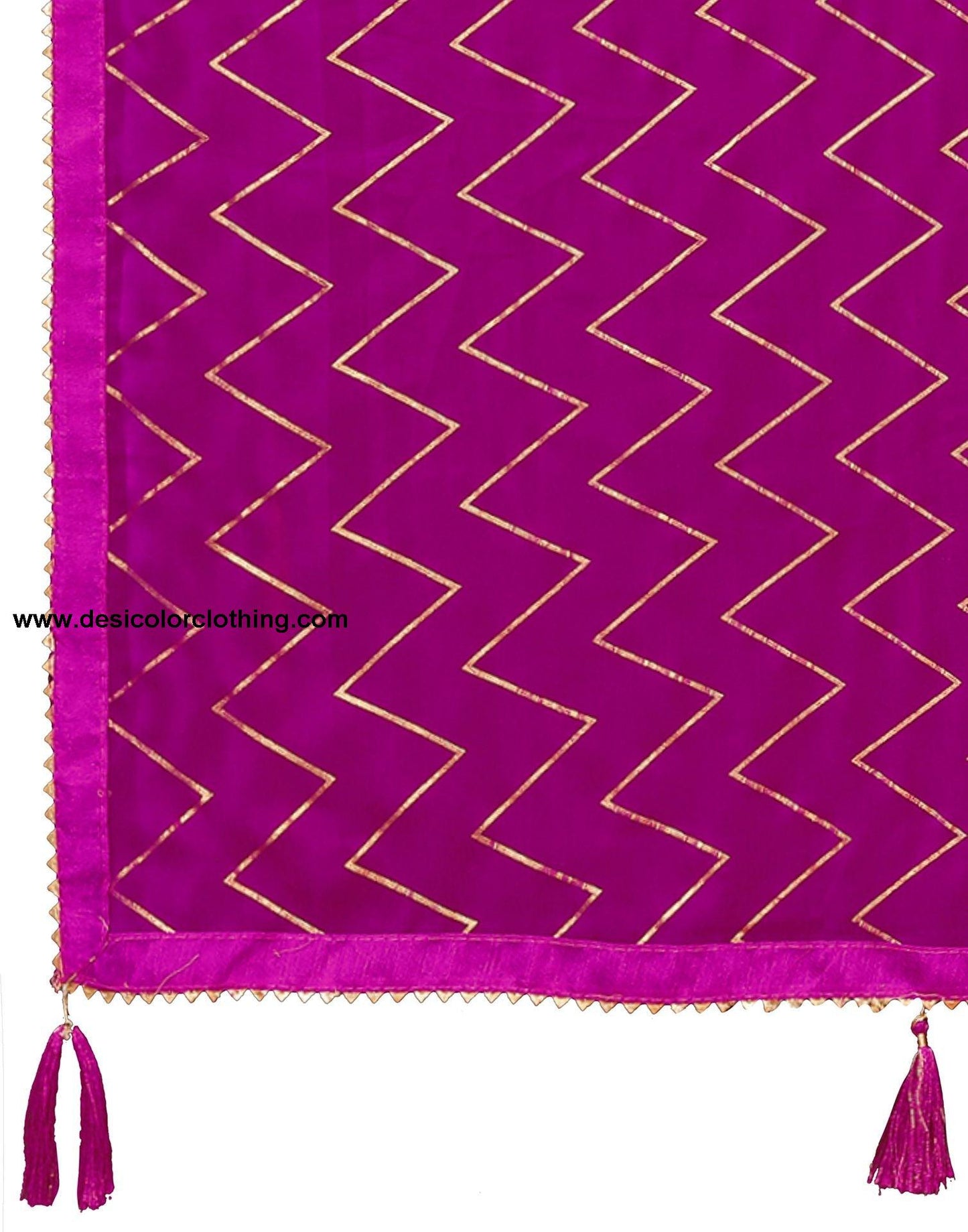Pink Printed Saree