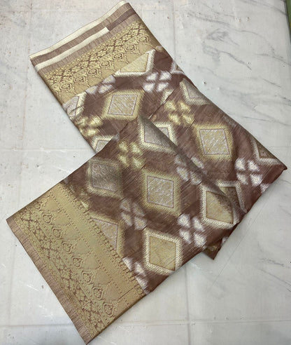 Product Image - Designer Pure Cotton Saree with Heavy Weaving Work – Ethnic & Festive Wear