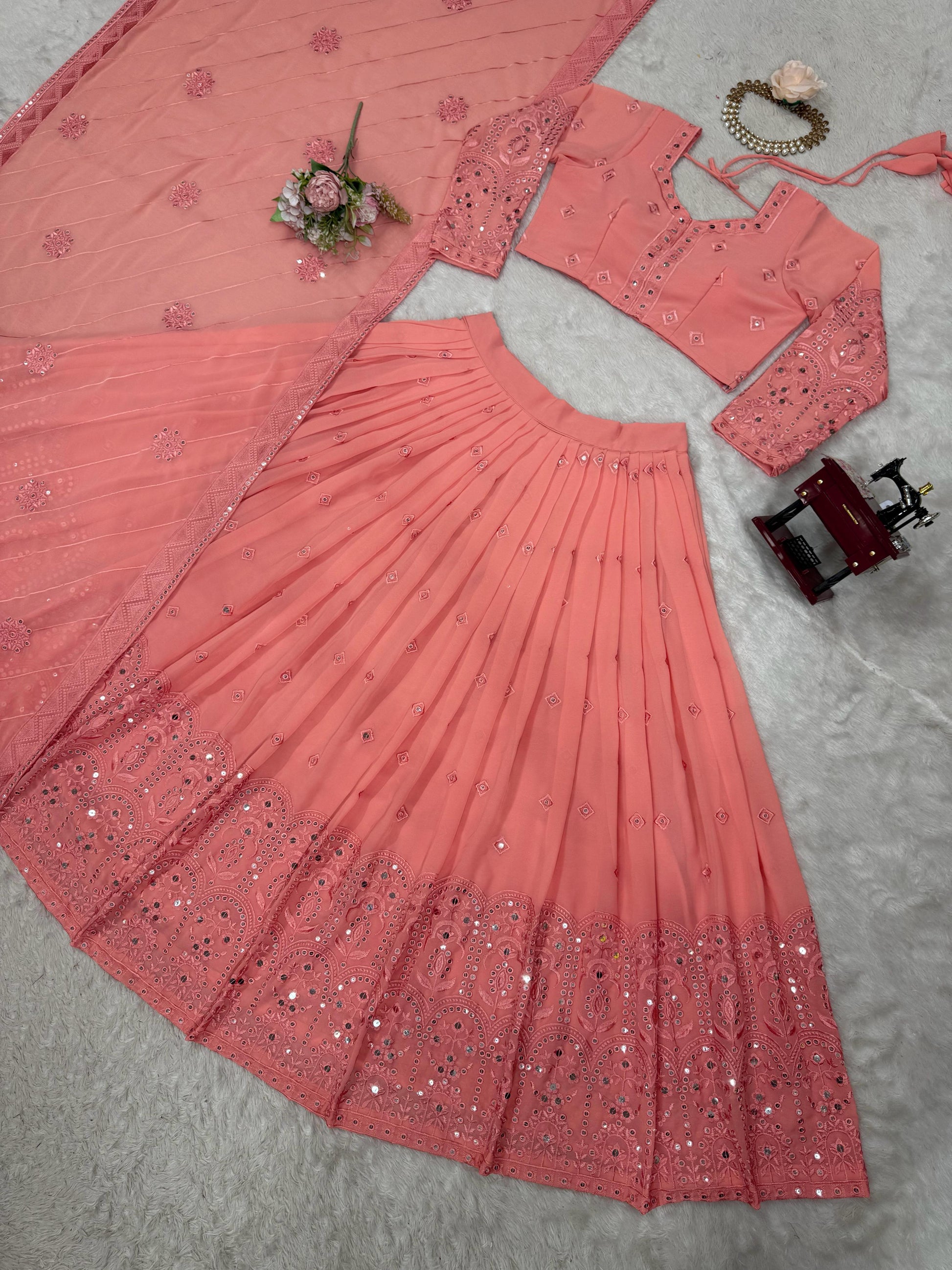 Product Image - QRC Series Designer Georgette Saree