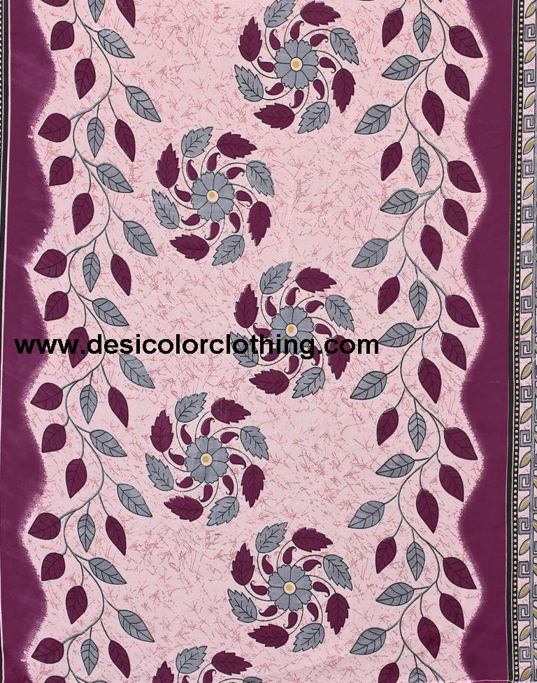 Printed Polyester Unstitched Salwar Suit Material