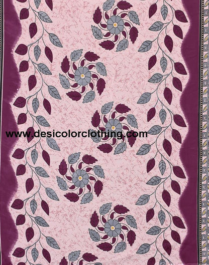 Printed Polyester Unstitched Salwar Suit Material