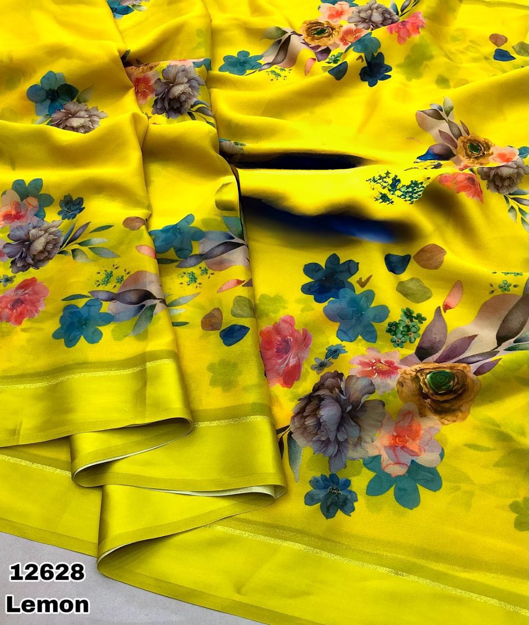 Product Image - Exquisite Designer Georgette Saree for Festive Occasions