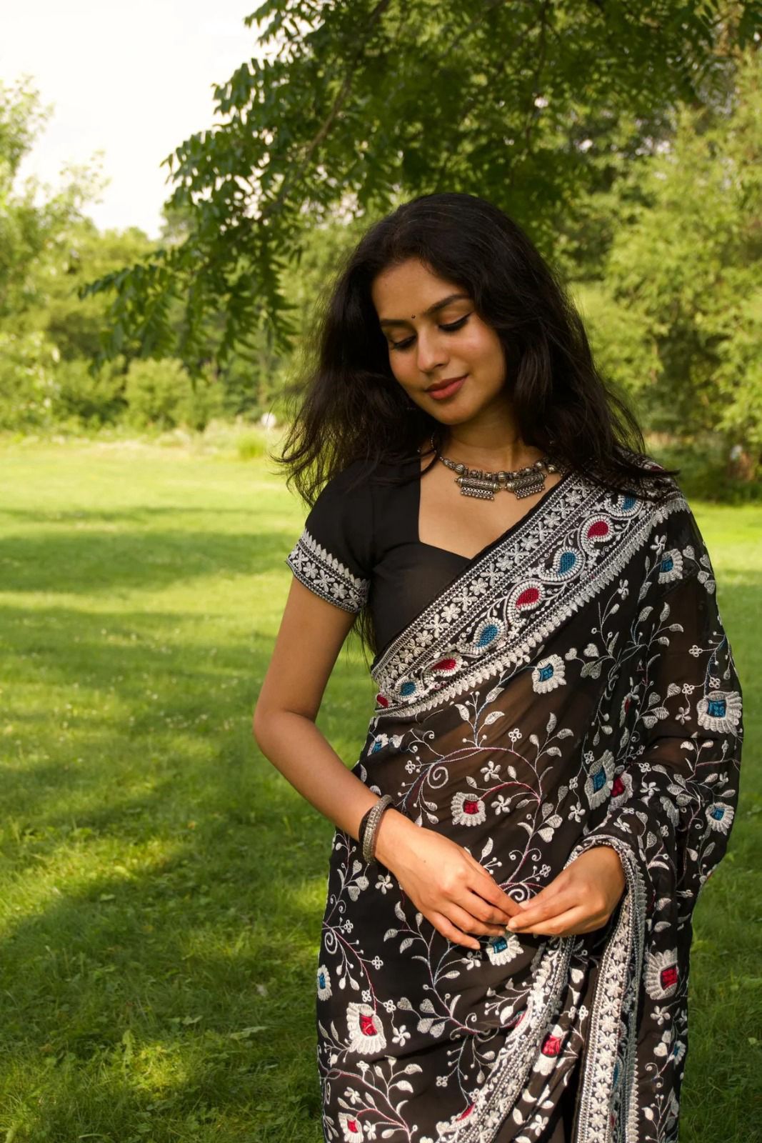 Product Image - Premium Black Queen Designer Saree