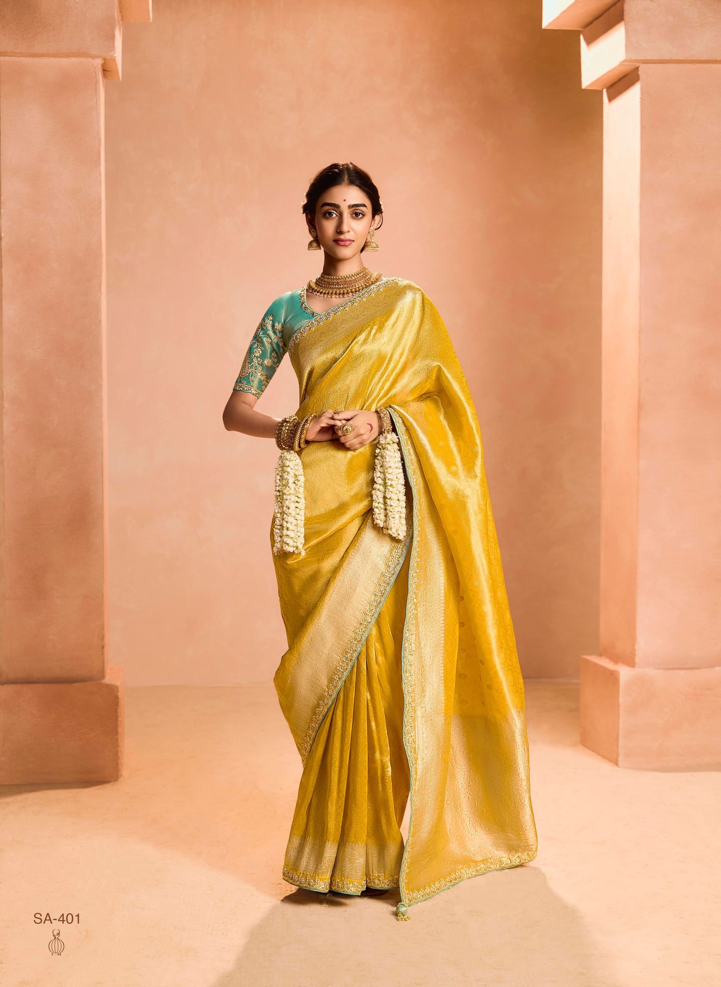 Product Image - Exquisite Soft Silk Saree with Dual Zari Weaving Design