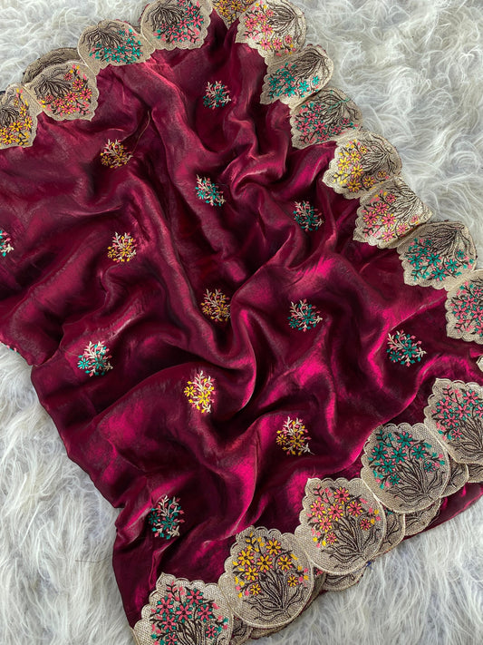 Product Image - Designer Space Silk Saree - Festive & Wedding Collection