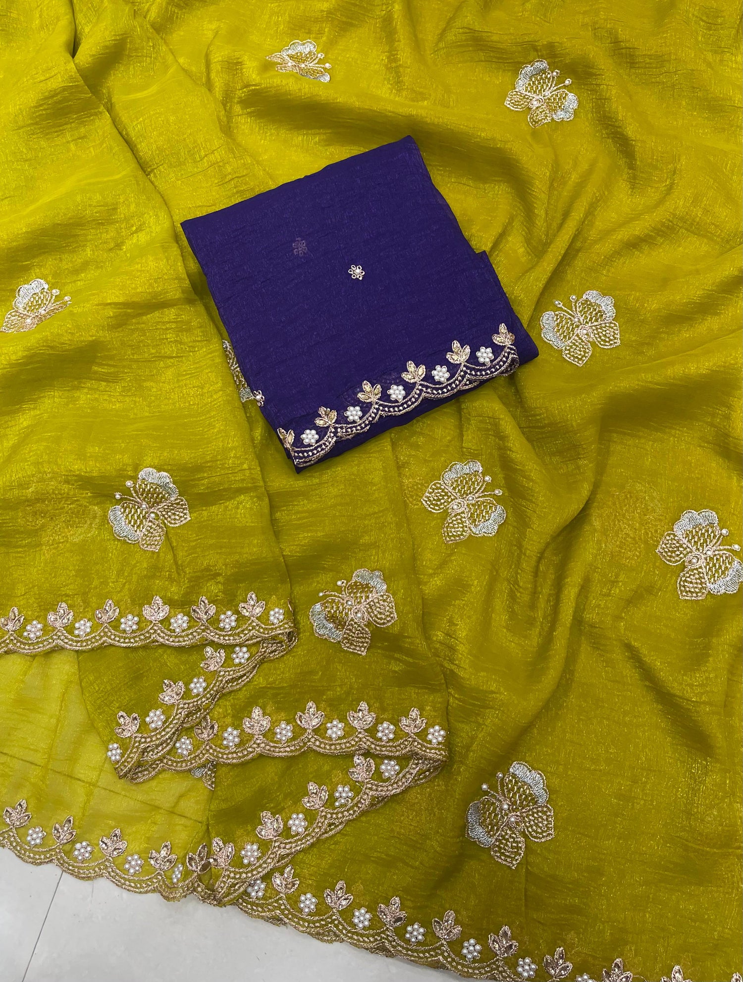 Product Image - Designer Saree - Georgette Fabric Ethnic Wear