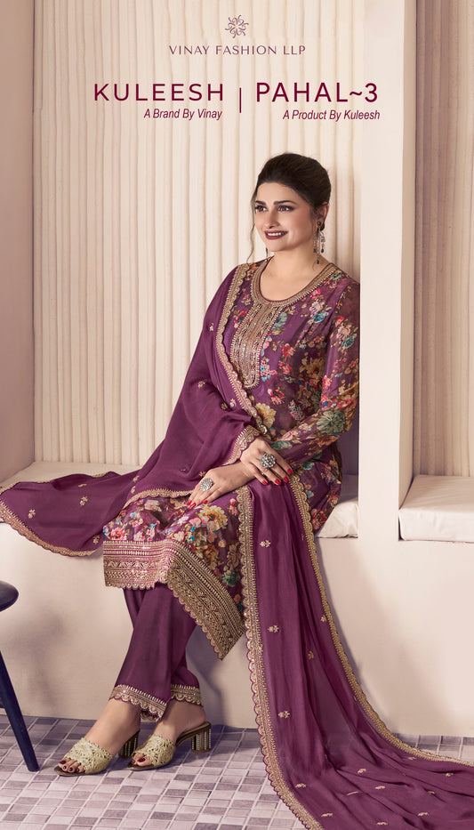 Product Image - Elegant Designer Dress for Festive Occasions - Kuleesh Pahal-3