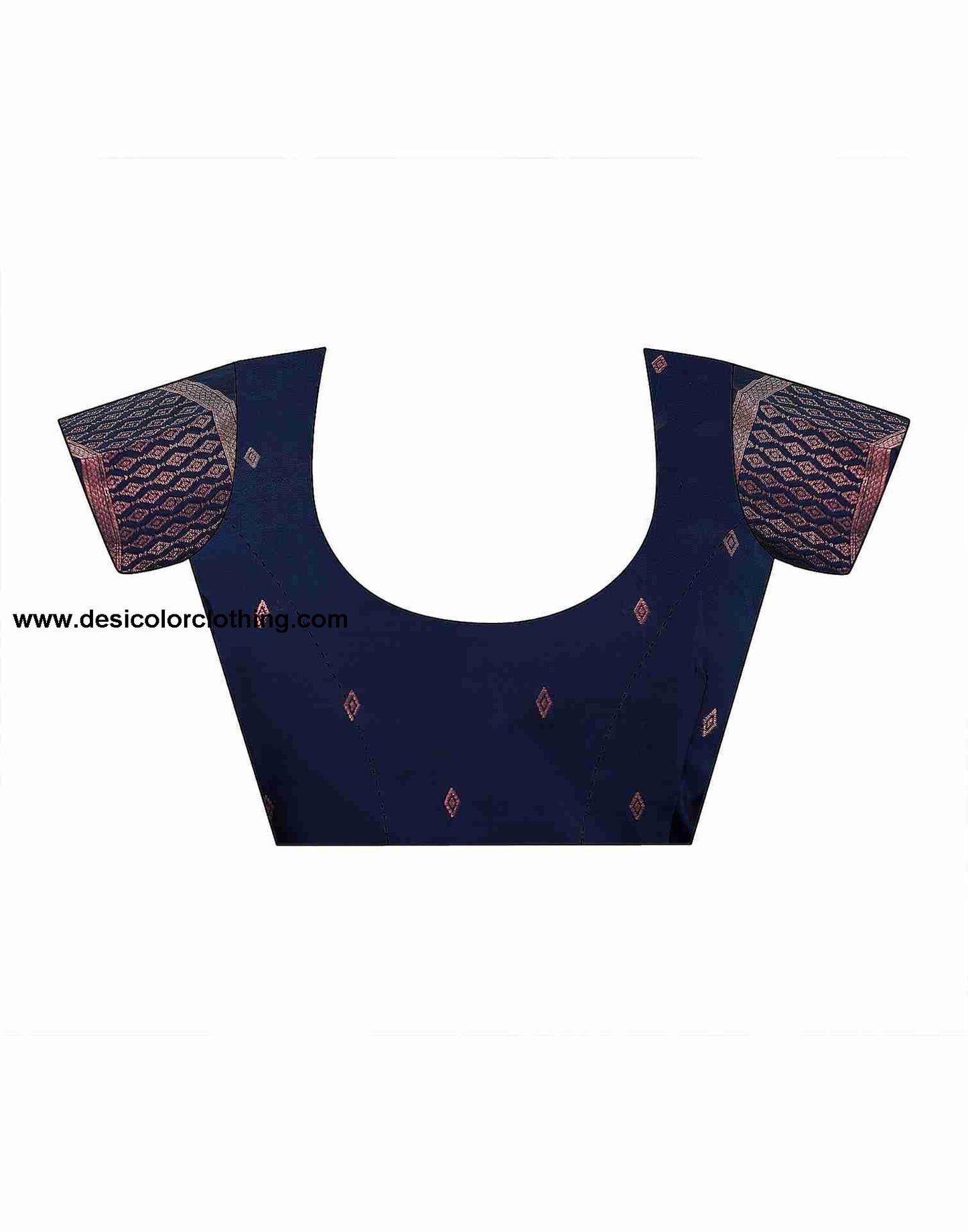 Blue Silk Woven Saree