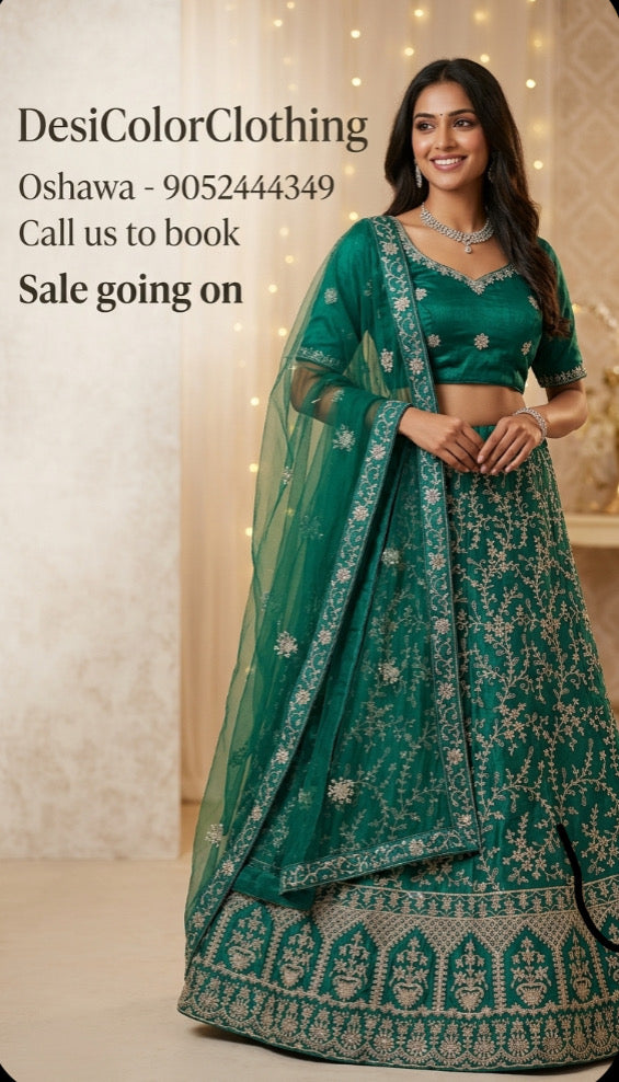 Product Image - Elegant Designer Striched Lehenga for Wedding or Party Wear - 1