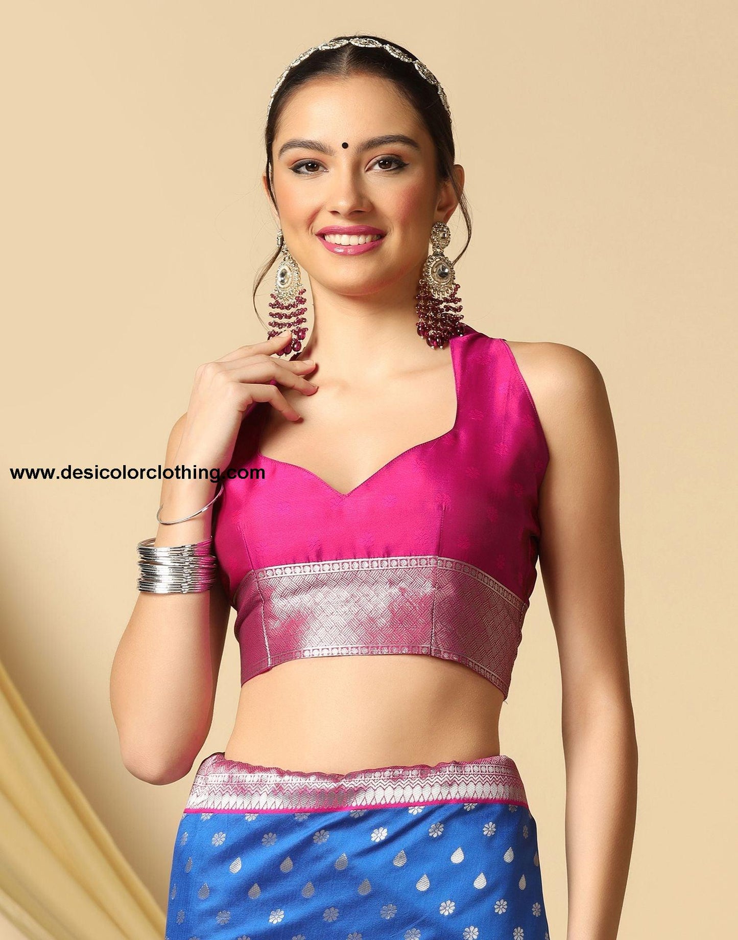 Blue Silk Saree