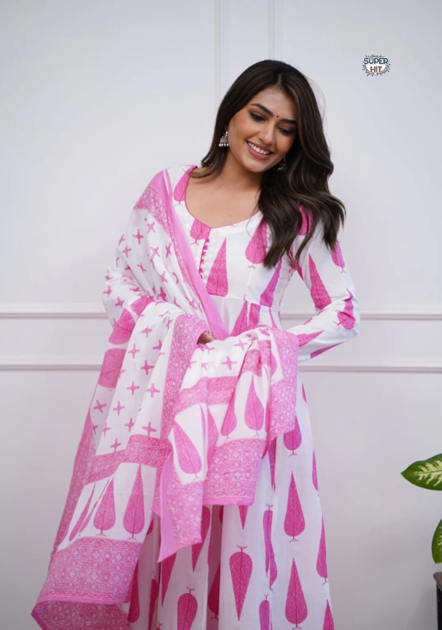 Product Image - Exclusive Rayon Cotton Suit Set with Dupatta