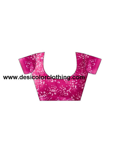 Pink Cotton Printed Sarees