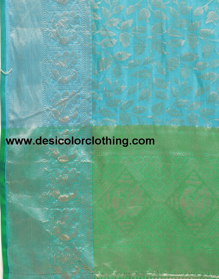Blue Silk Saree
