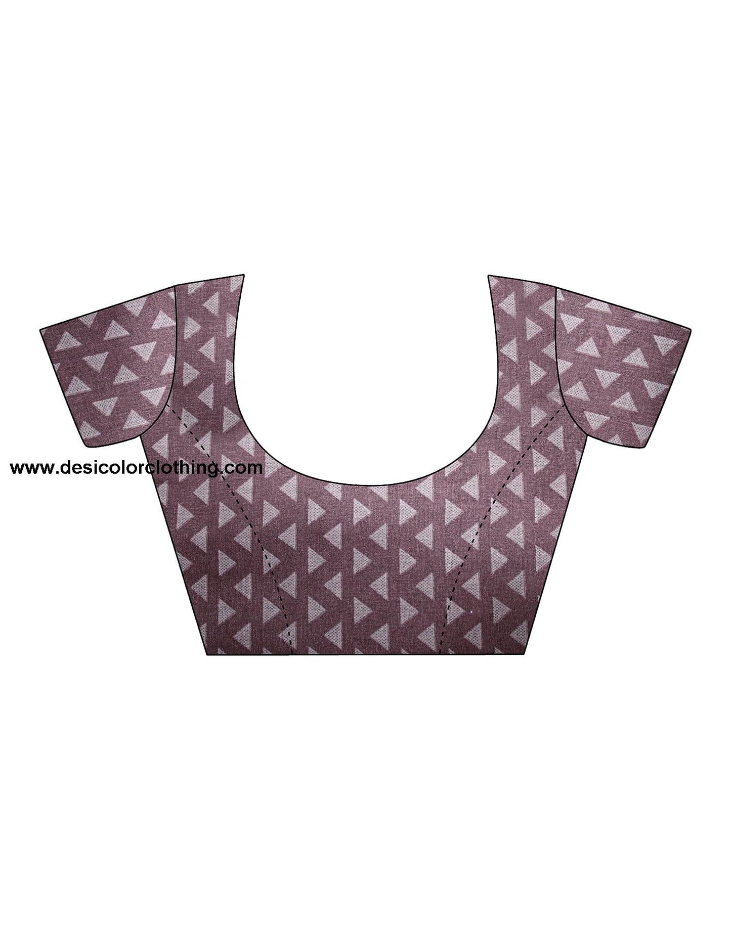 Pink Silk Printed Saree